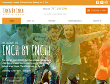 Tablet Screenshot of inchbyinchchildcare.com
